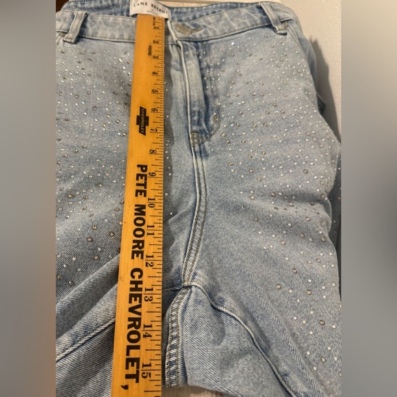 Lane Bryant Boyfriend Fit Jeans Rhinestones Bling Concert Festival Vacation 20 - Picture 9 of 15